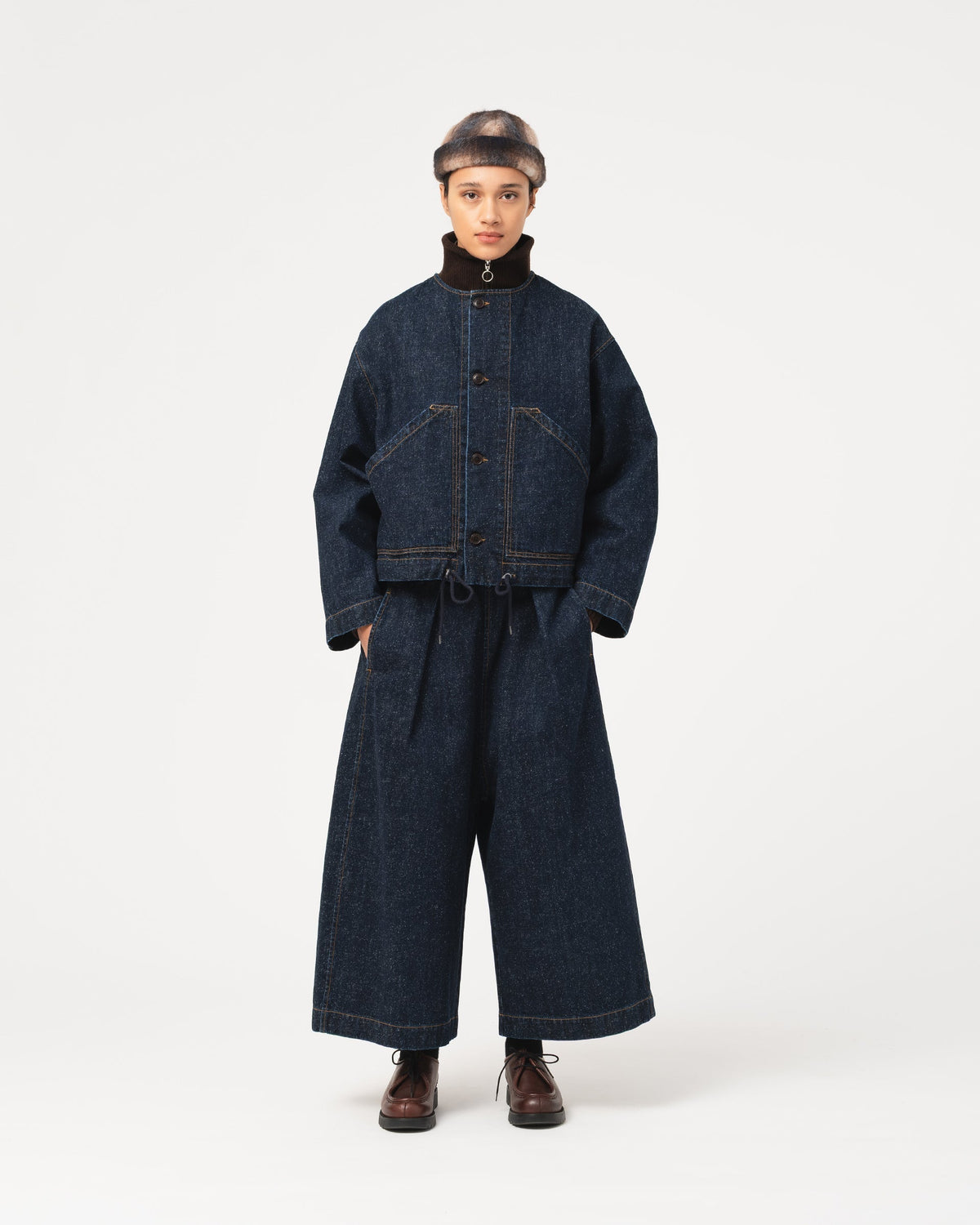 Girls of Dust Nuclear Jacket Neppy Denim Indigo