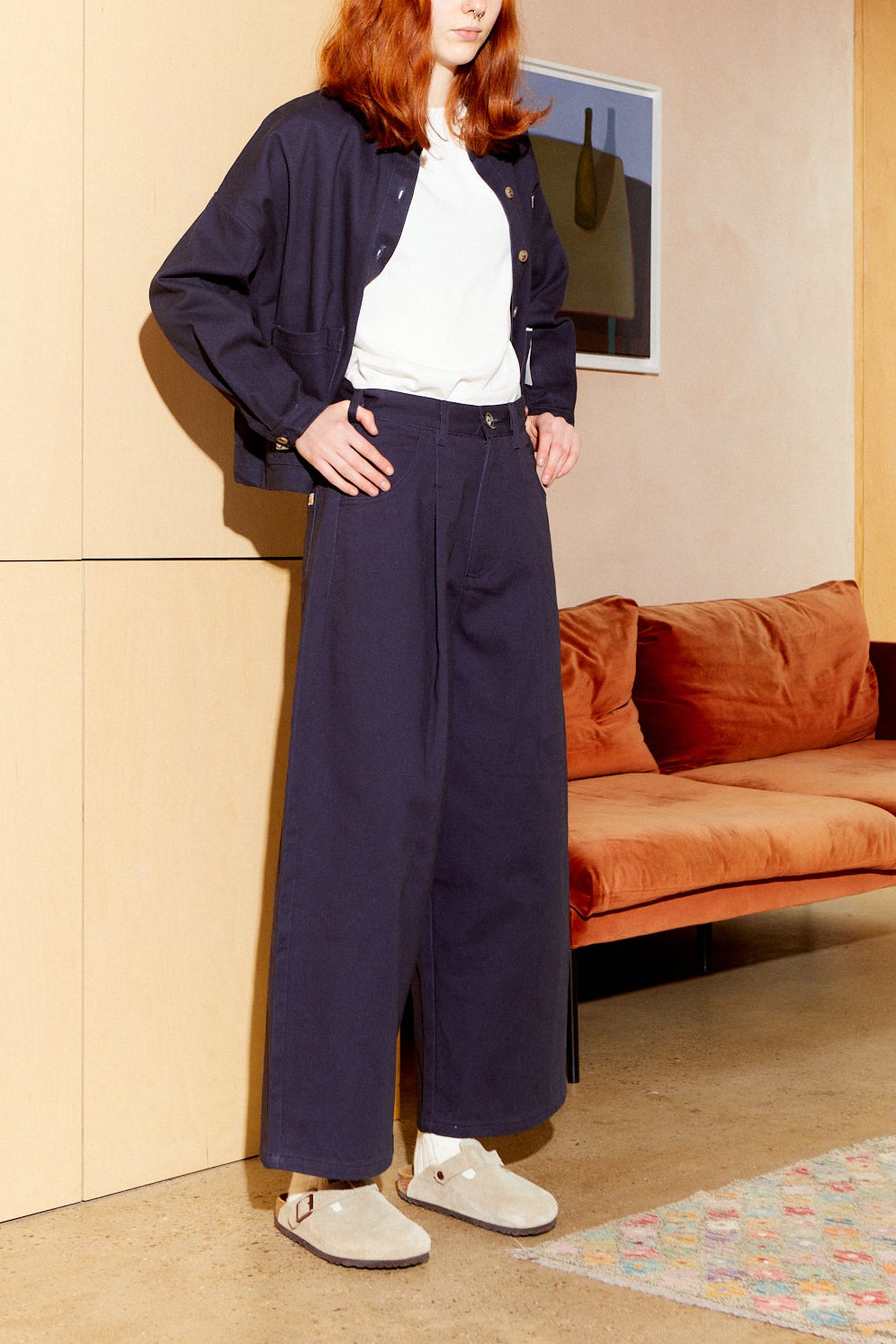 L.F.Markey Mason Trouser Navy