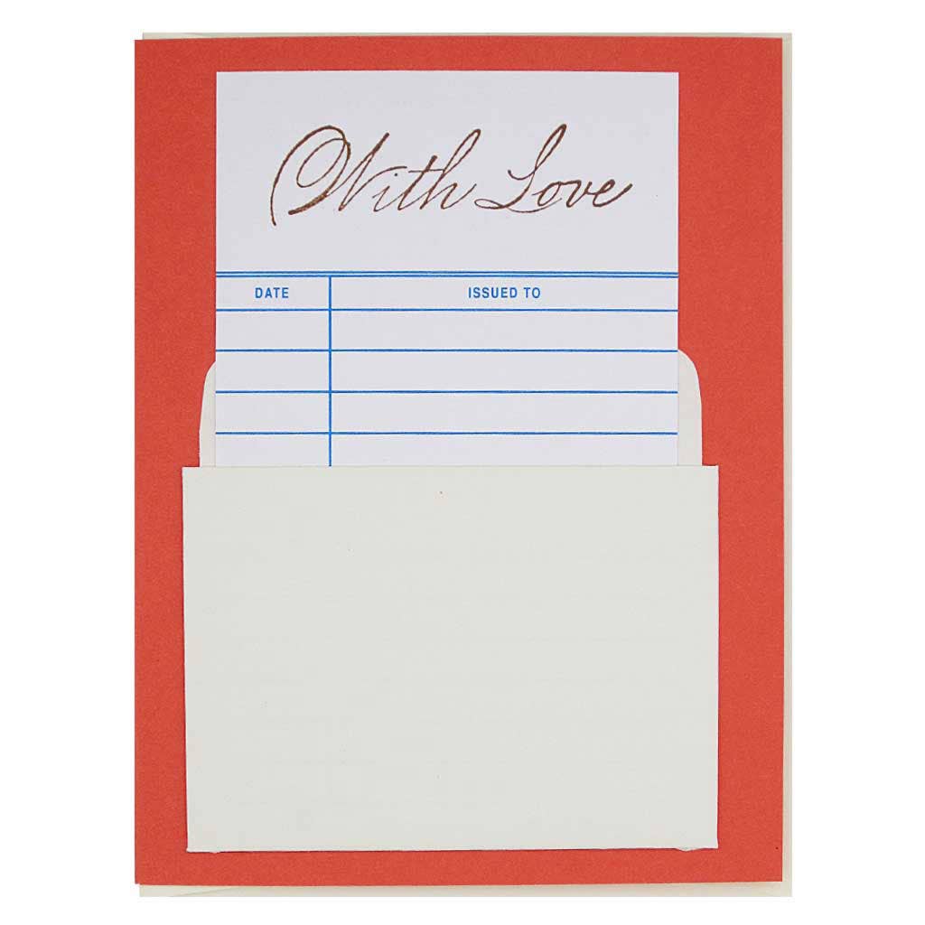 Library With Love Card