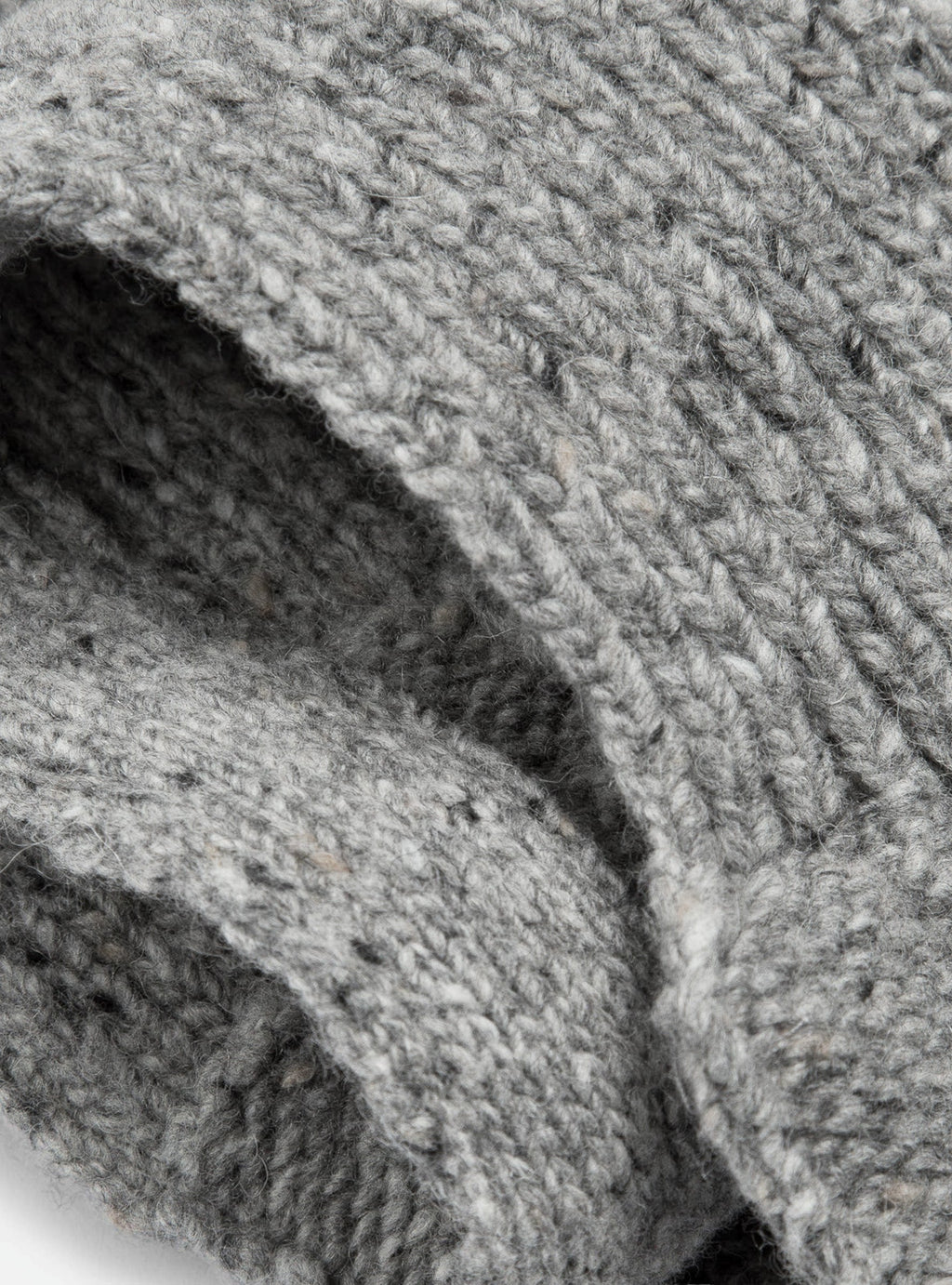 You Must Create Slot Scarf Grey detail