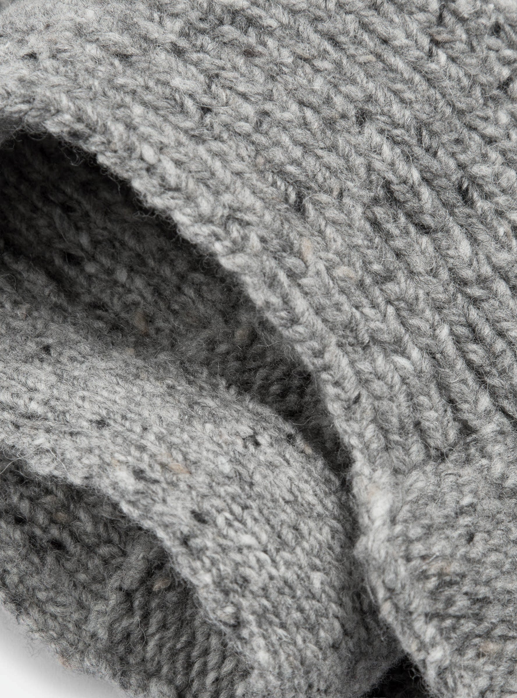 You Must Create Slot Scarf Grey detail