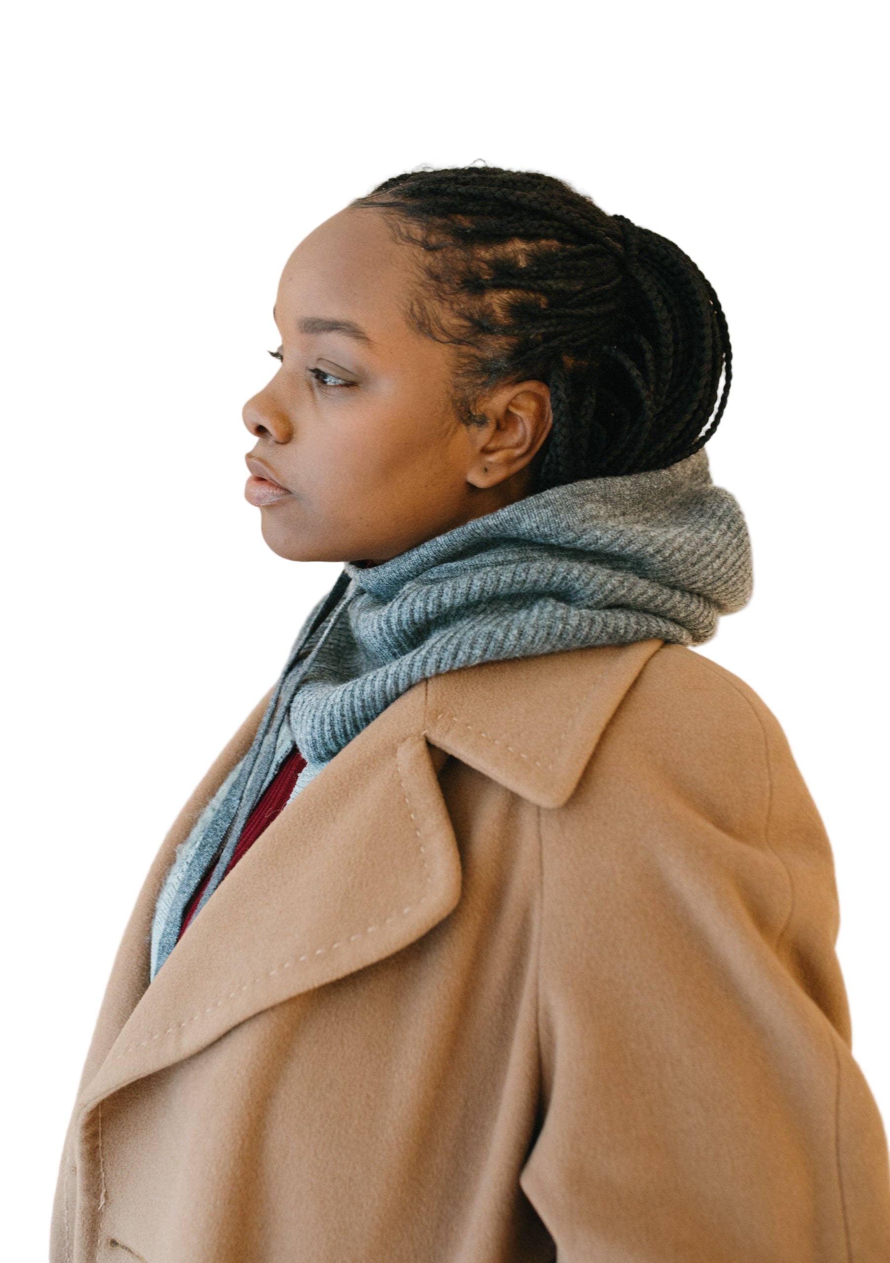 TBCo Merino Hood in Charcoal