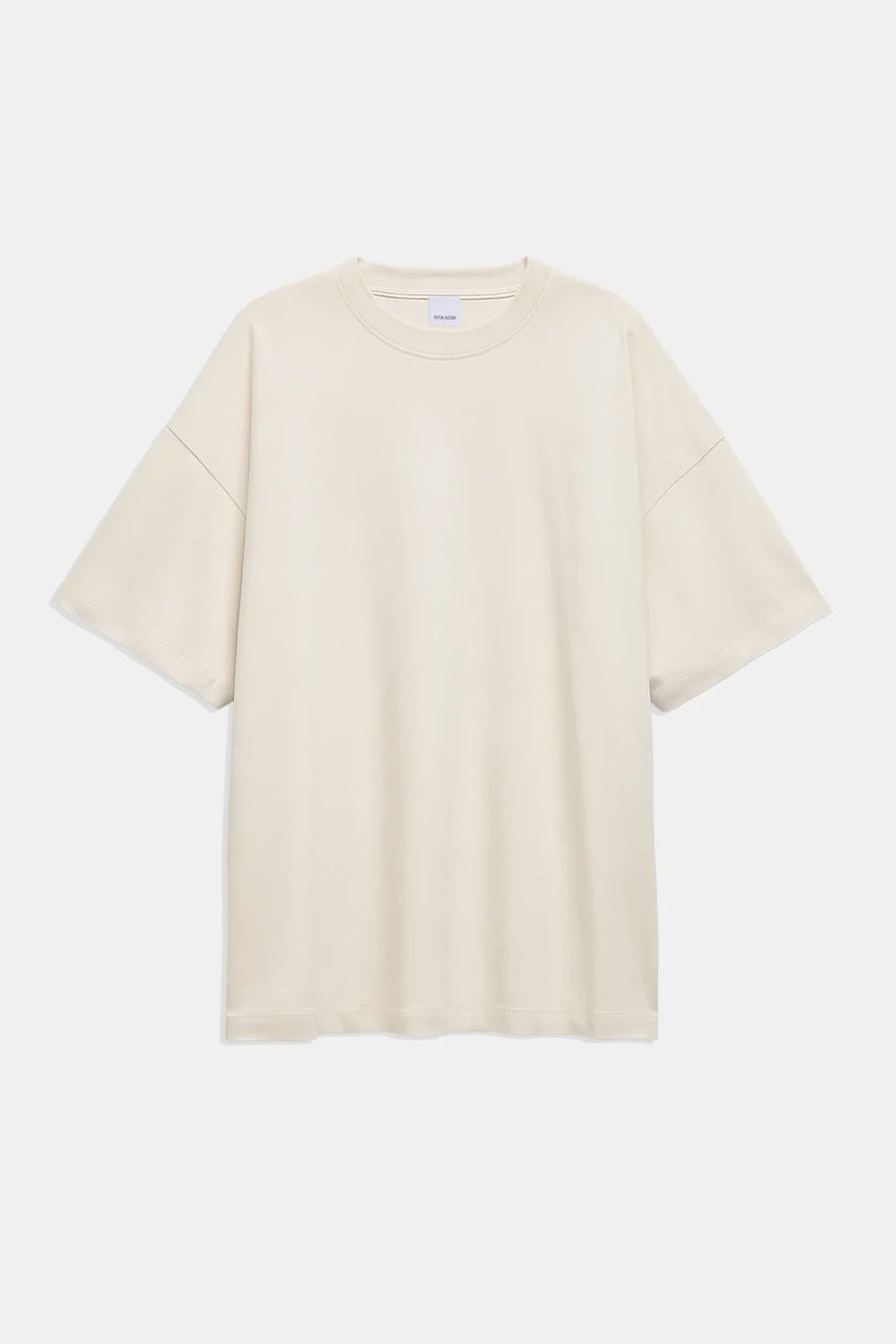 Beige t-shirt on a white background