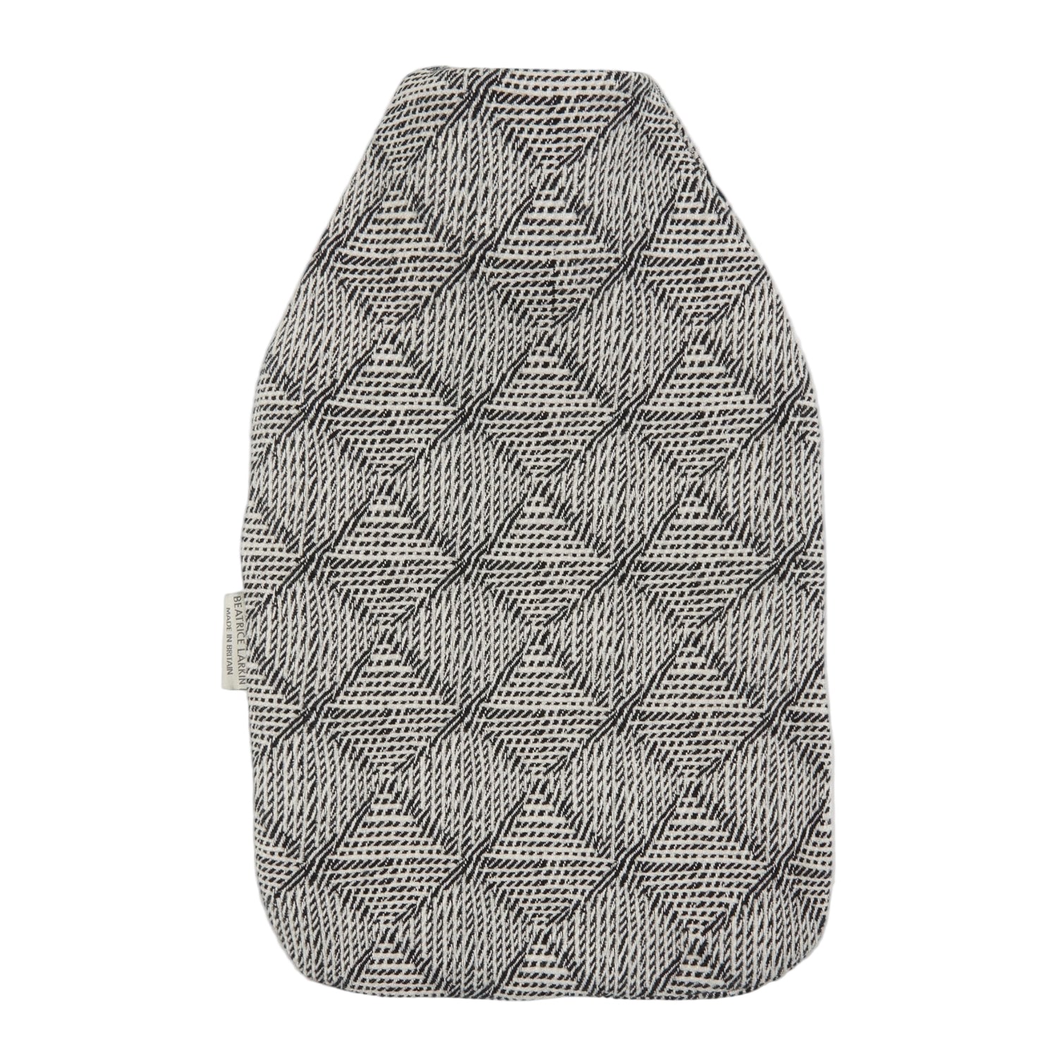 Textured gray and black patterned dog coat on a light gray background
