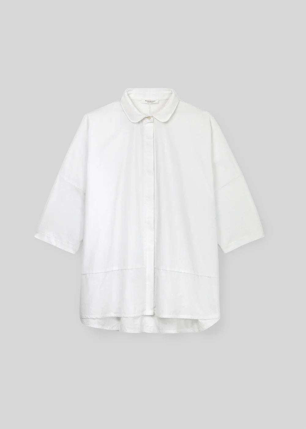 Beaumont Organic Shirt on a grey background 