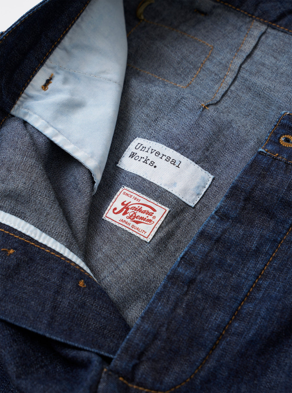 Universal Works Indigo Kaihara LT WT Denim Duke Pants