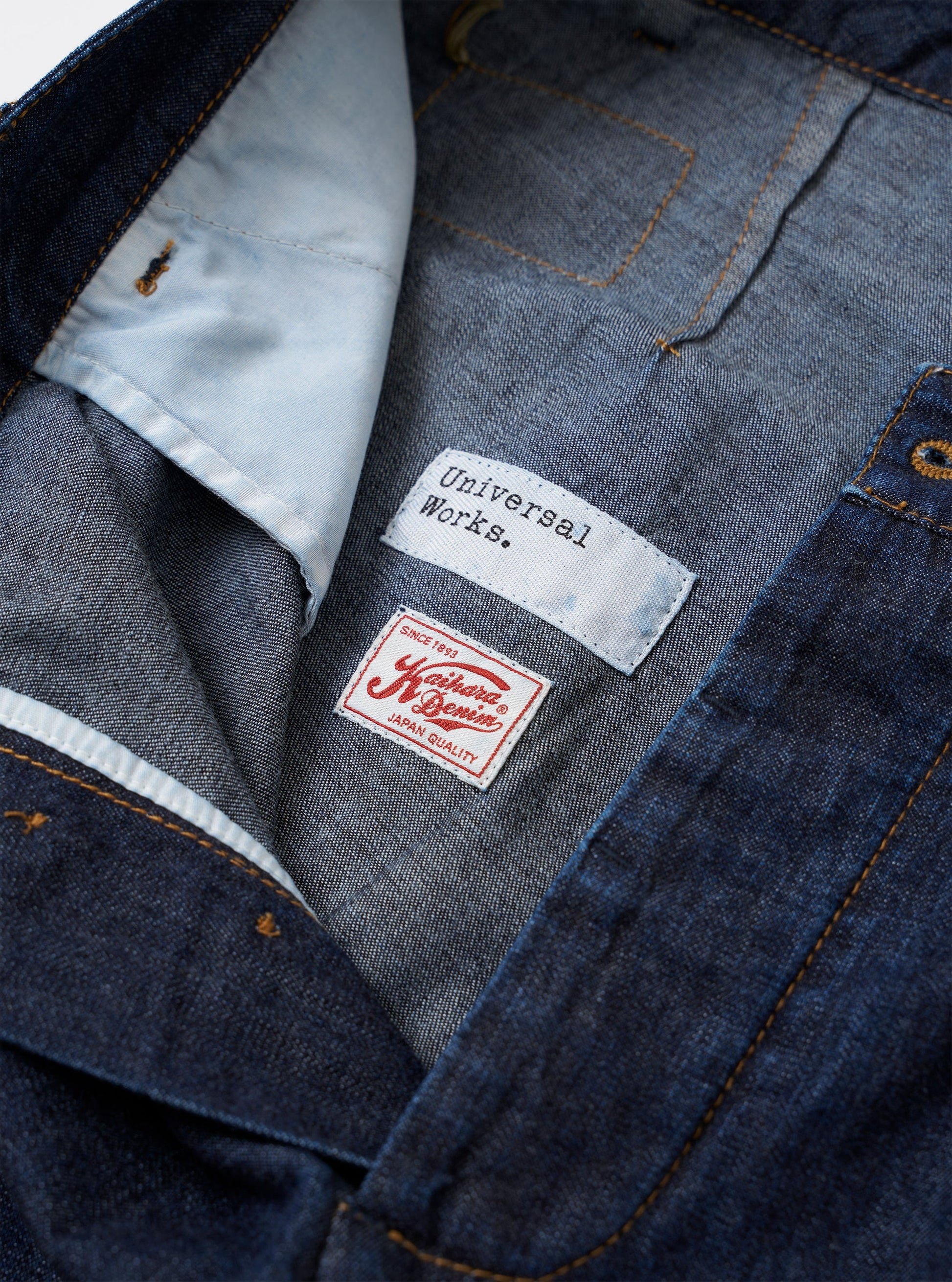 Universal Works Indigo Kaihara LT WT Denim Duke Pants