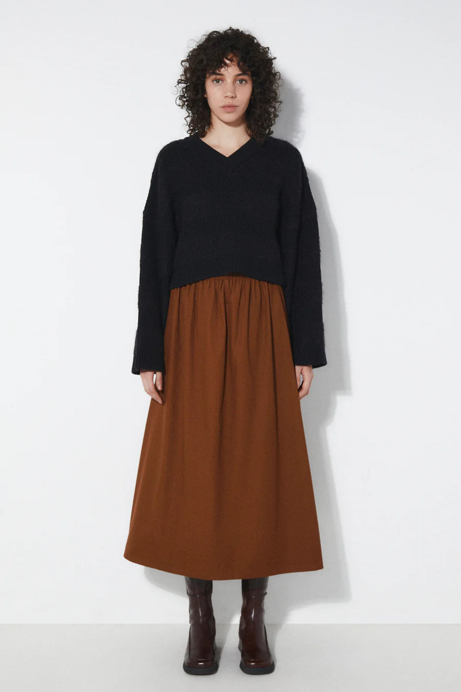 Rita Row Tobacco Fisher Skirt