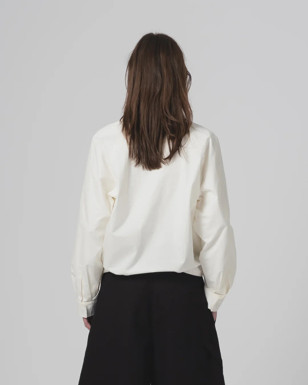 Girls of Dust Anorak Shirt Poplin Milk