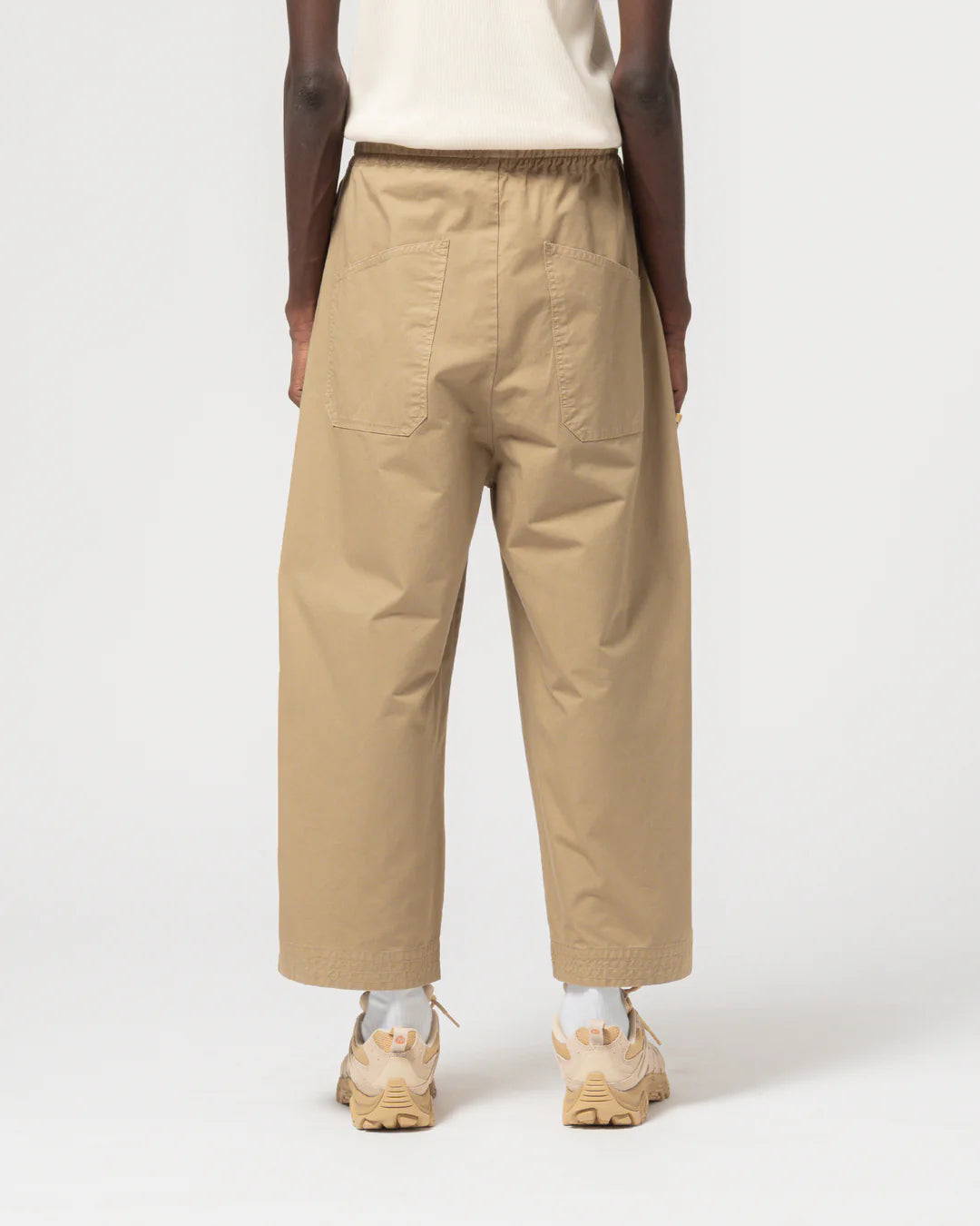 GIRLS OF DUST | EAT DUST  UNISEX ZEN TROUSERS IN CRISPY COTTON KELP