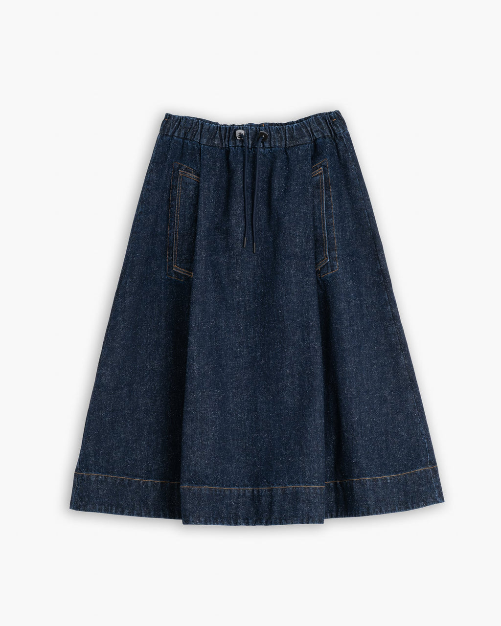 Girls of Dust Meadow Skirt Neppy Denim Indigo