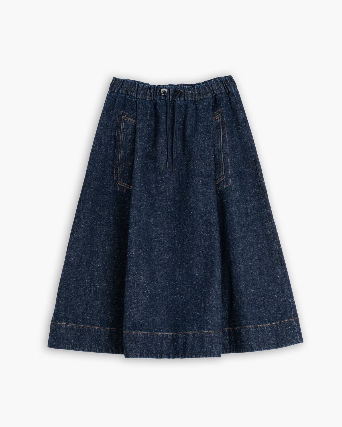 Girls of Dust Meadow Skirt Neppy Denim Indigo