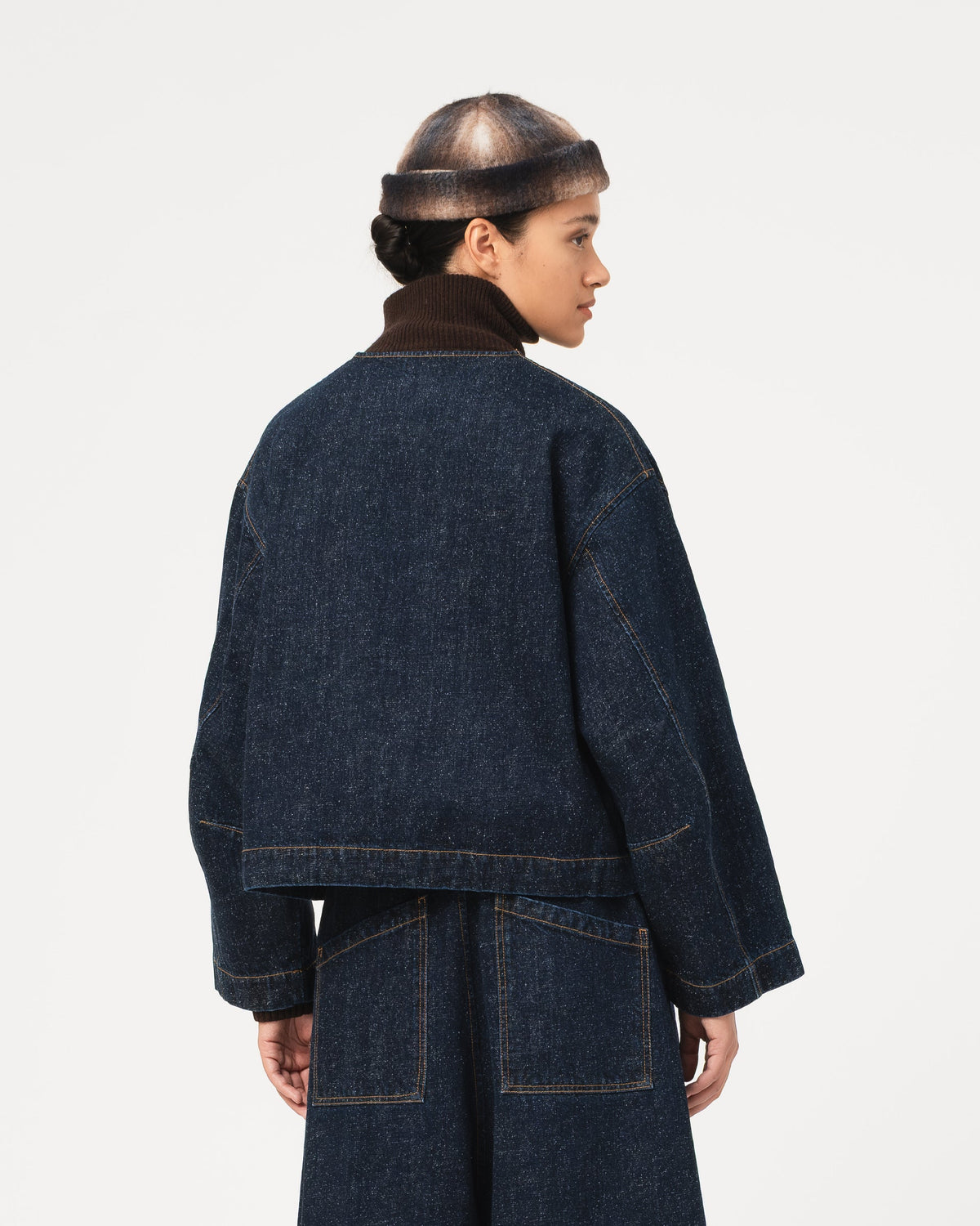 Girls of Dust Nuclear Jacket Neppy Denim Indigo