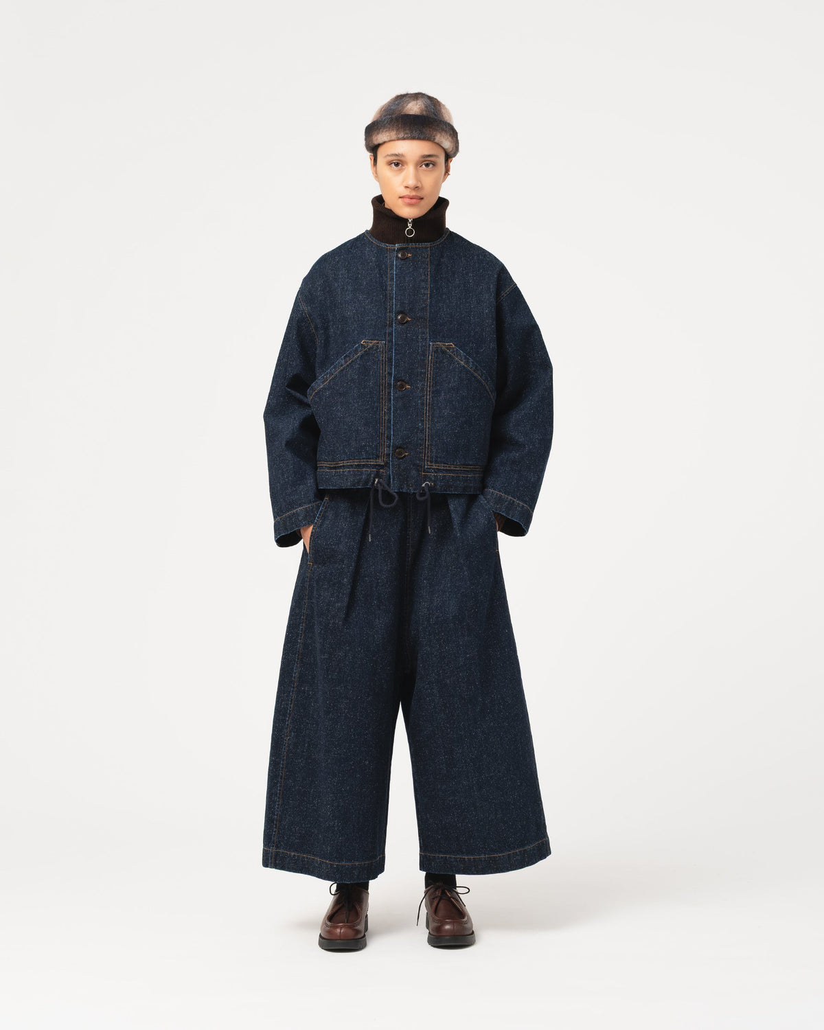 Girls of Dust Nuclear Jacket Neppy Denim Indigo