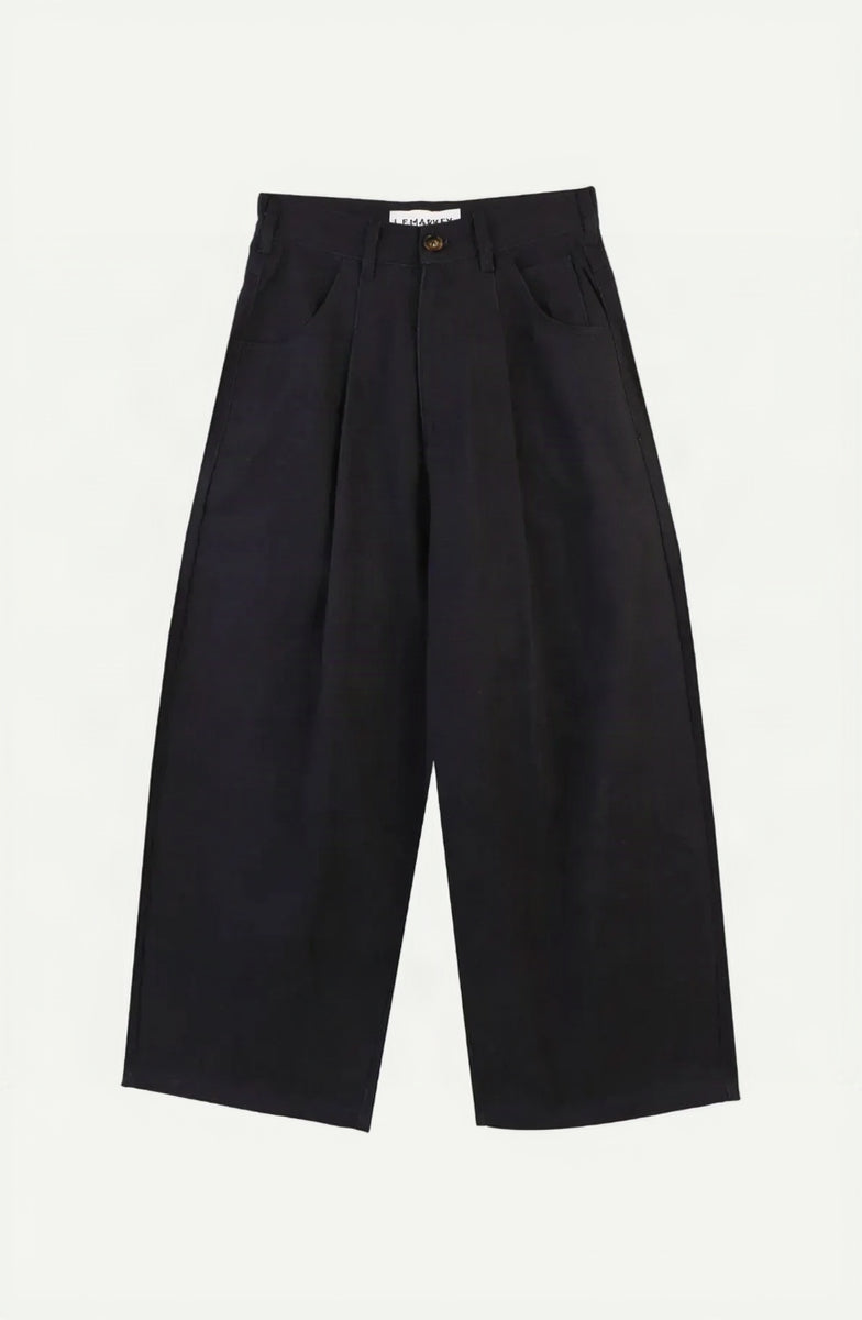 L.F.Markey Mason Trouser Navy - pack shot