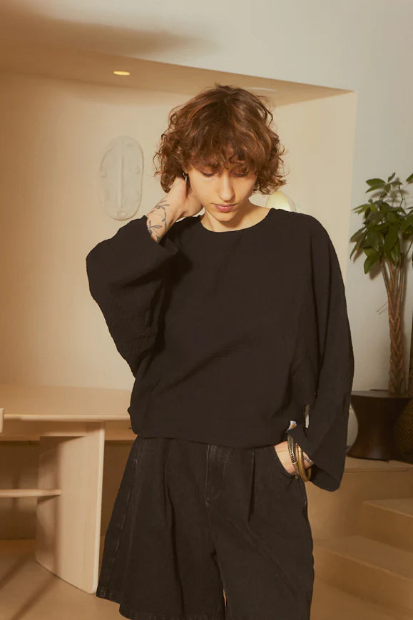 LF Markey Black Casper Top