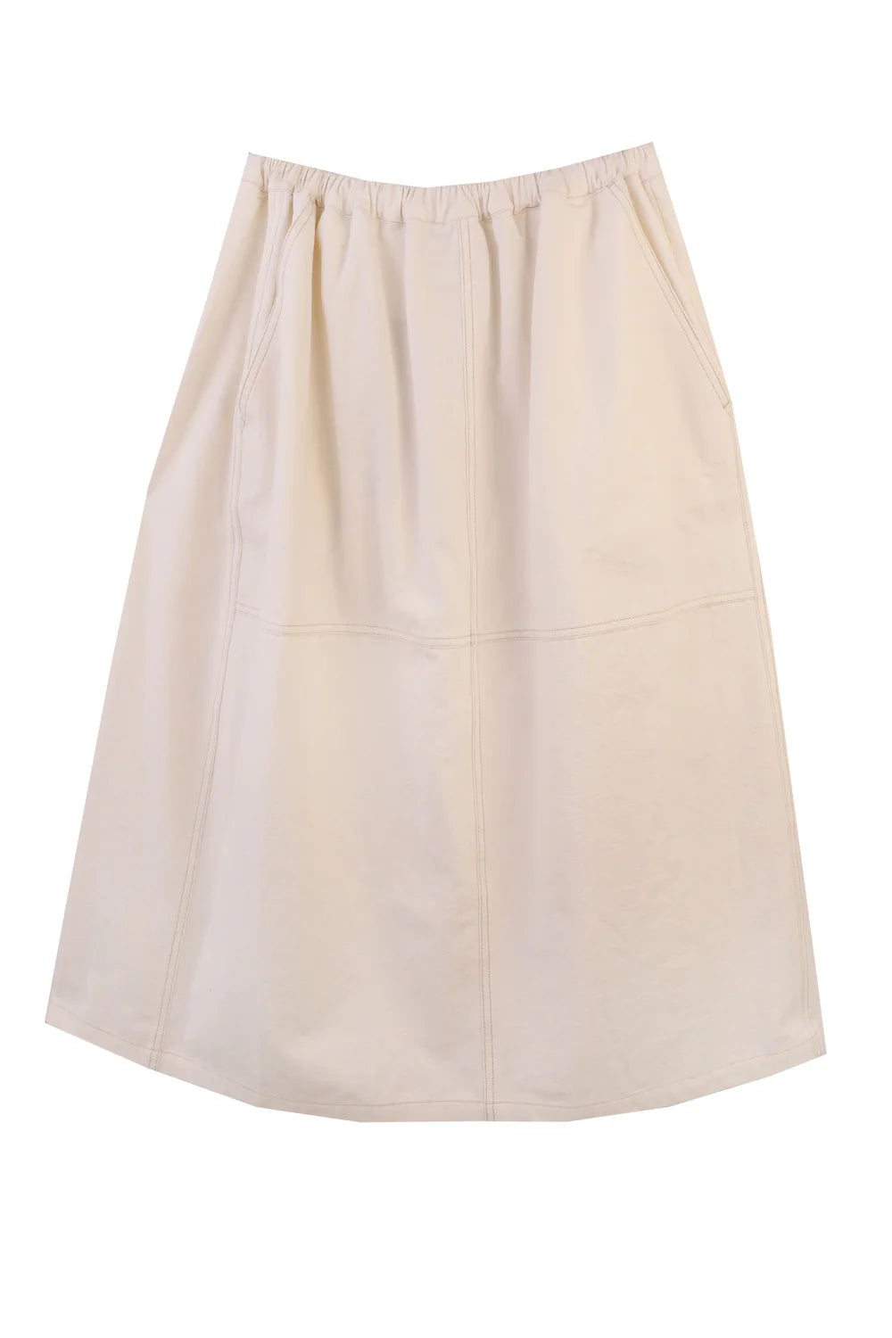 Ecru LF Markey skirt on a white background