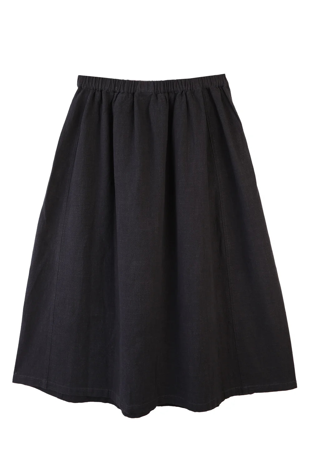 Navy skirt on a white background