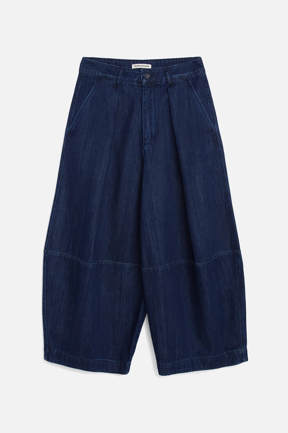 You Must Create Deadbeat Trouser Indigo pack shot