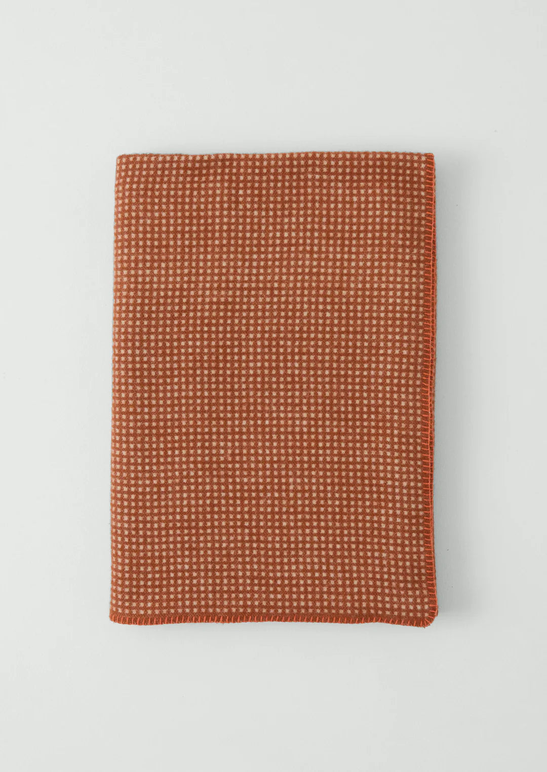 Toast Jacquard Dot Wool Blanket