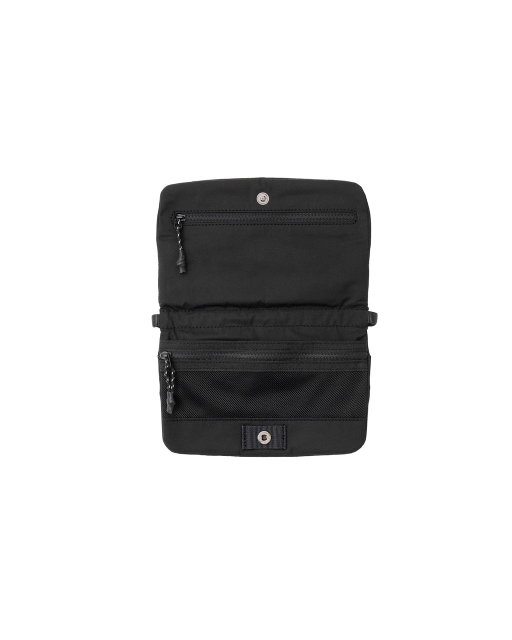 Topologie Black travel pouch on a white background