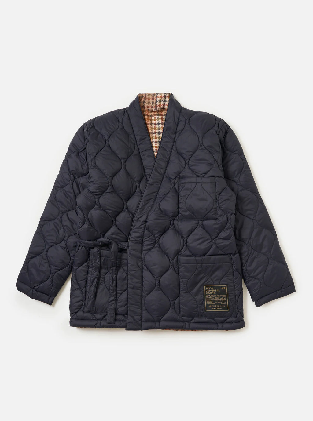 TAION x Universal Works Reversible Dark Navy Military Line Kyoto Work Jacket