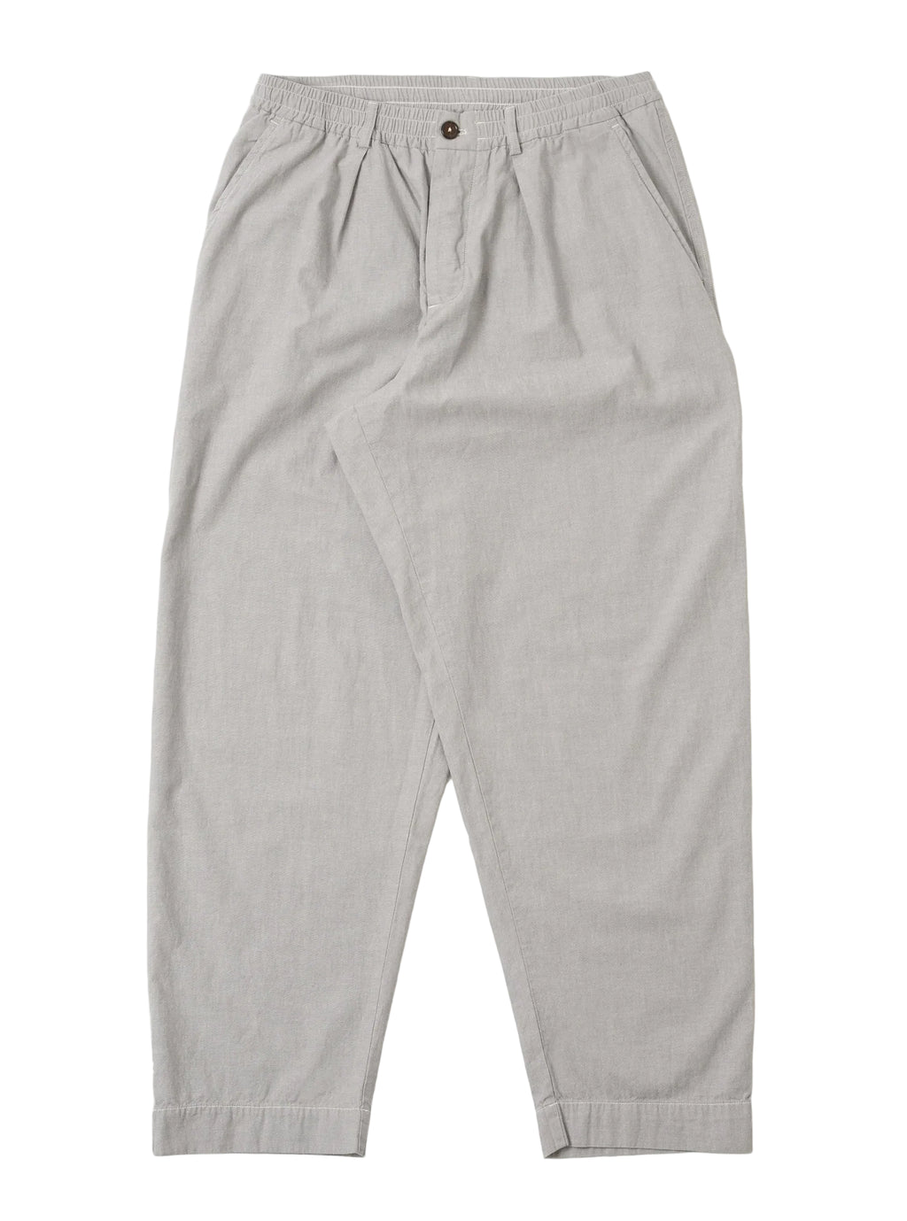 Universal Works Grey trousers on white background