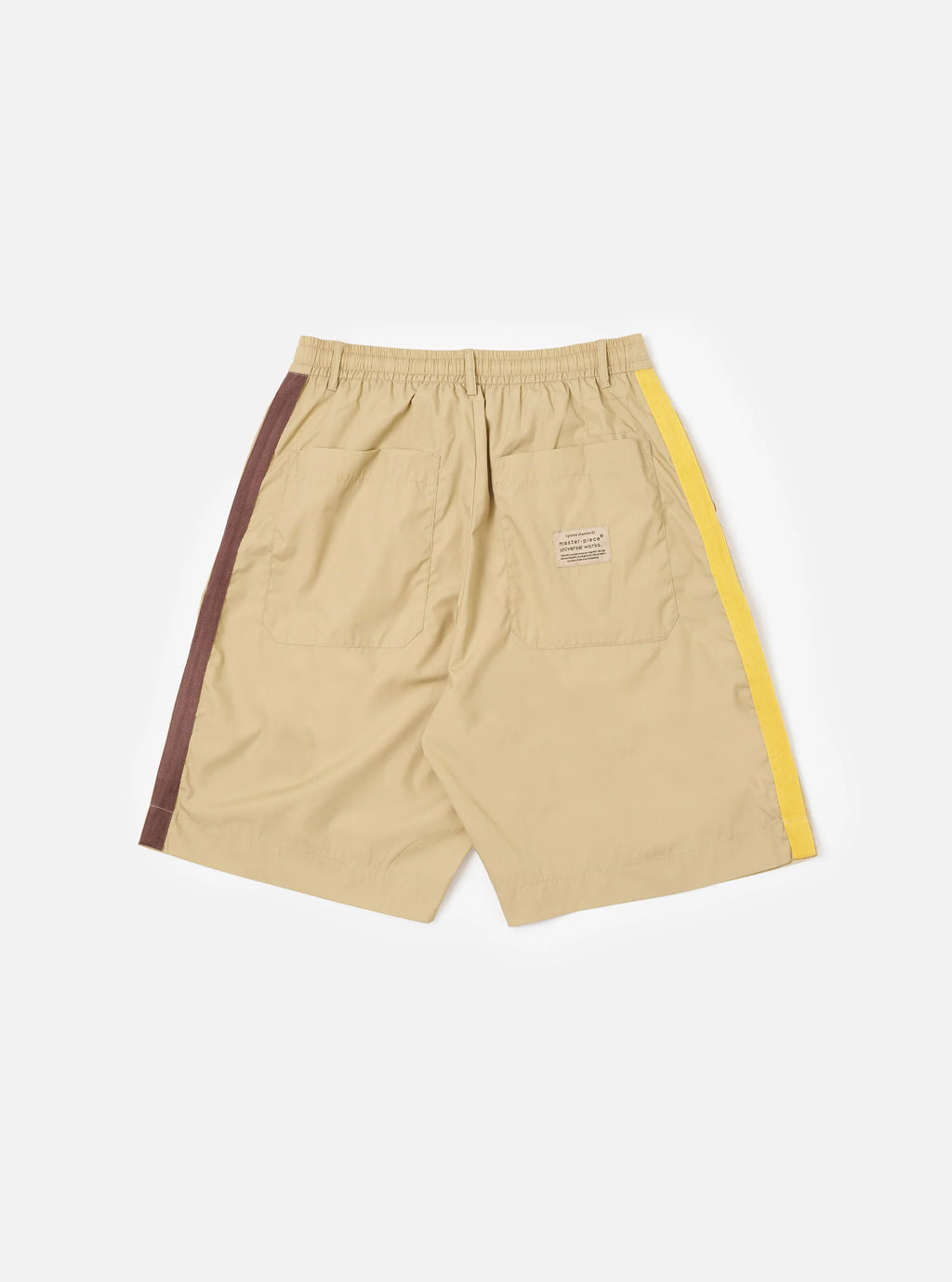 master-piece x Universal Works Olive Recycled Poly Tech Pleated Track Short