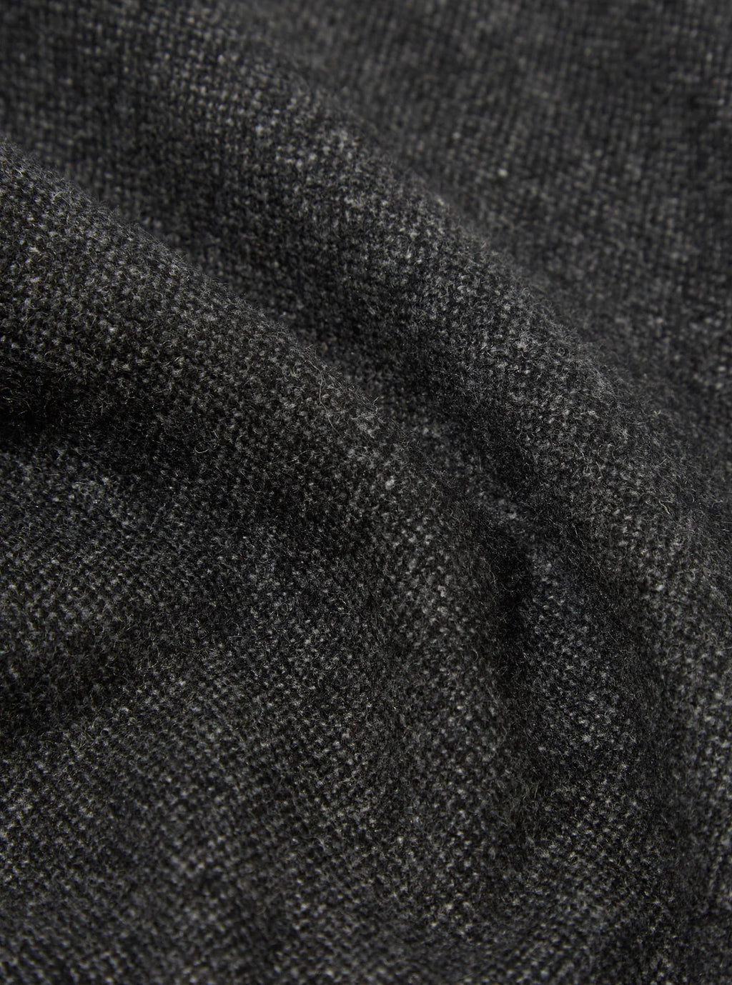 Close-up of dark grey fabric texture