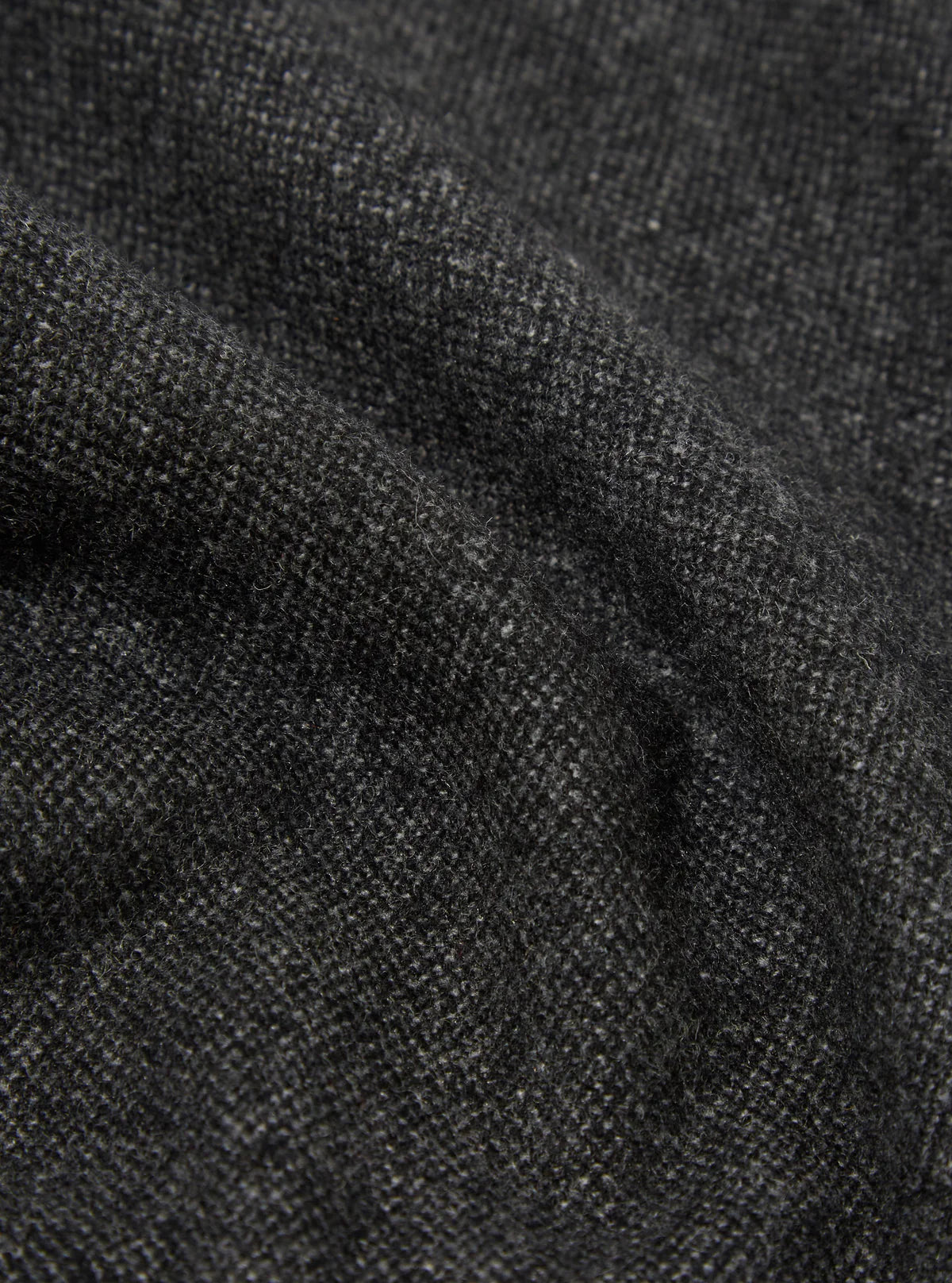 Close-up of dark grey fabric texture