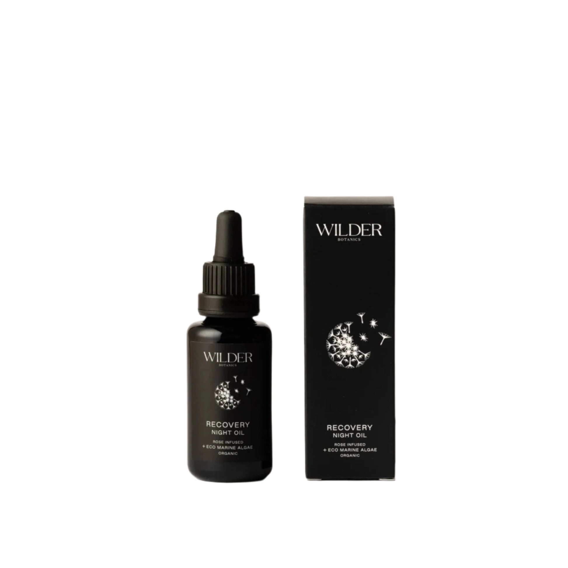 30ml Bottle of Wilder Botanics Recovery Night Oil 