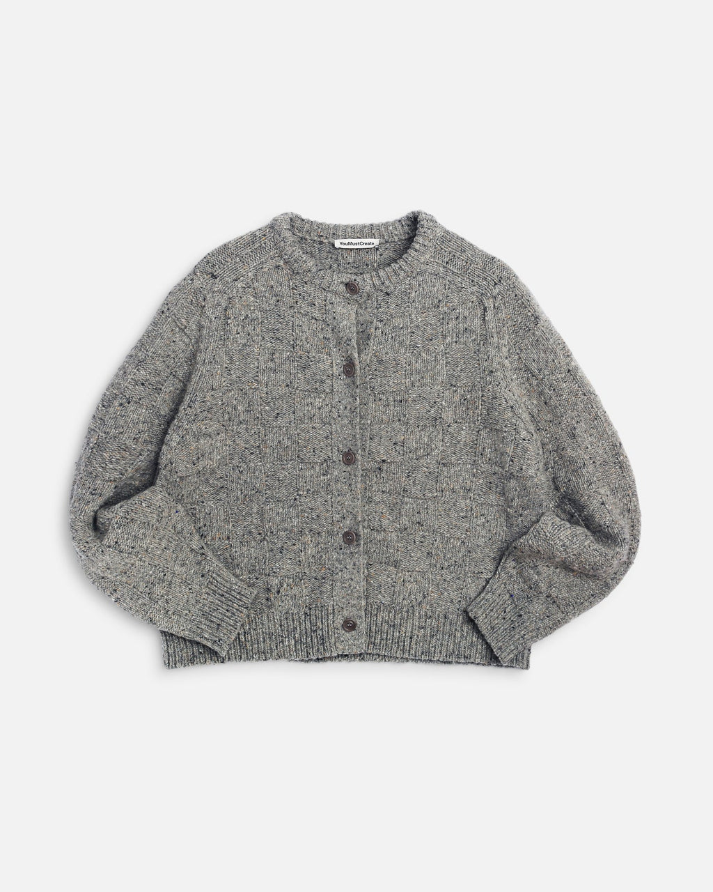 You Must Create Atomic Cardigan - Grey