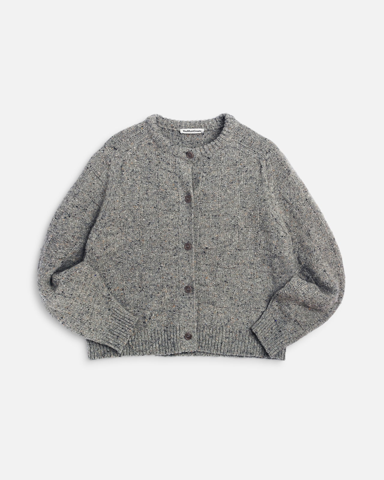 You Must Create Atomic Cardigan - Grey