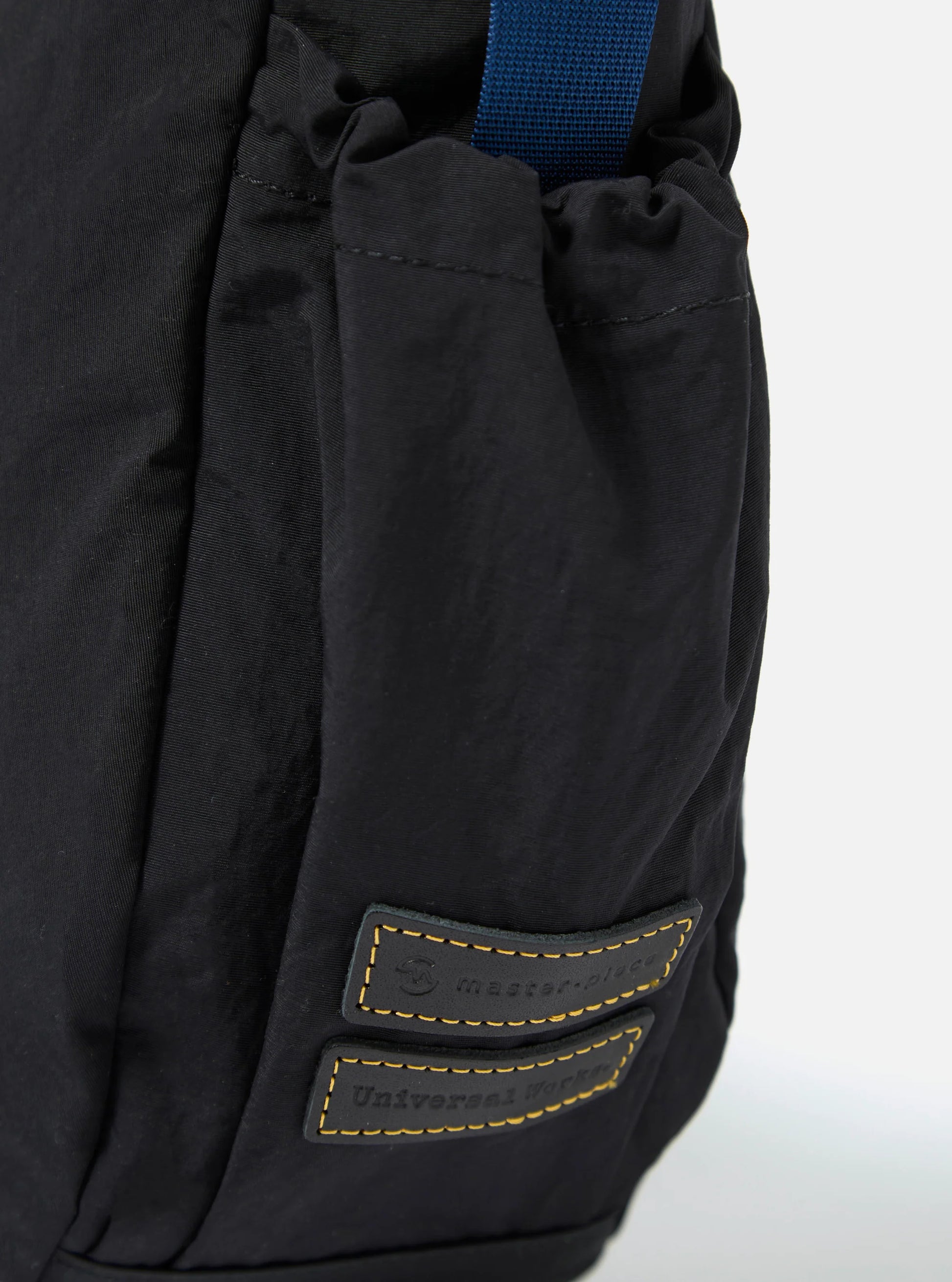 master-piece x Universal Works Black Medium Canvas Shoulder Bag