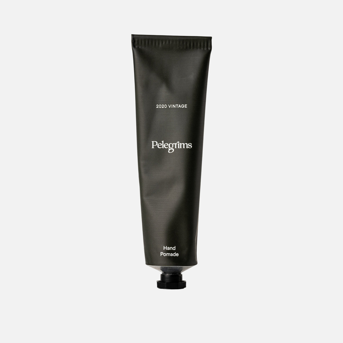 Black tube of Pelegrims Hand Pomade on a white background