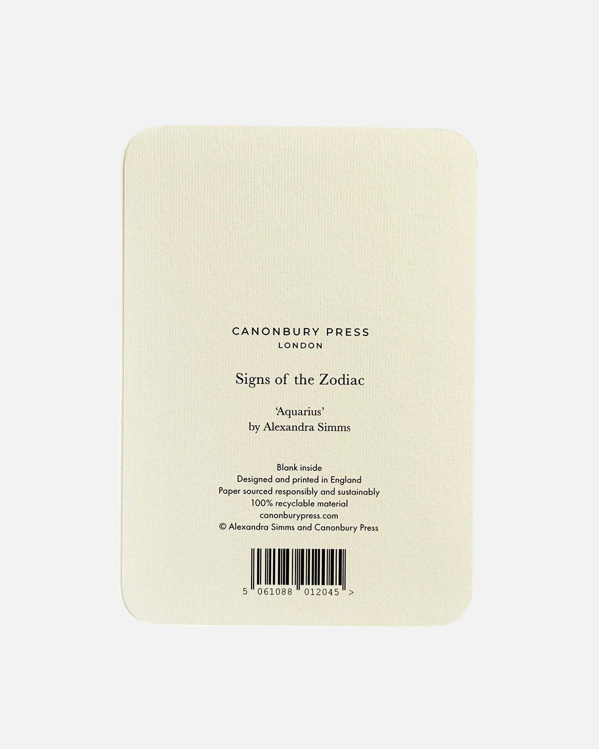 Canonbury Press Signs of the Zodiac Greeting Cards