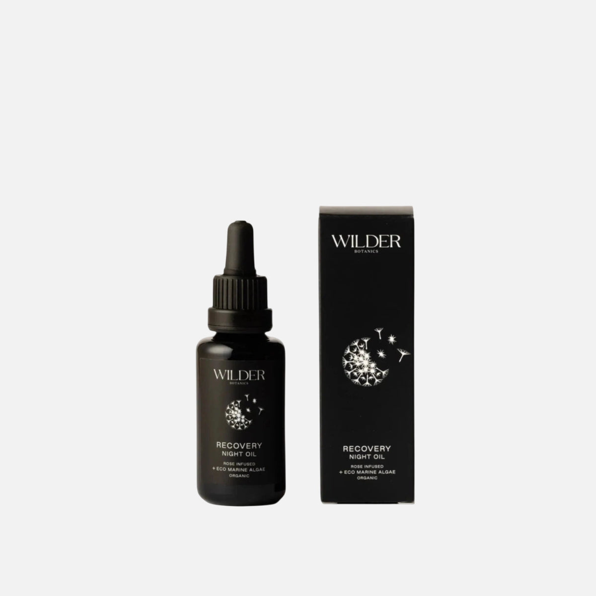 30ml Bottle of Wilder Botanics Recovery Night Oil 
