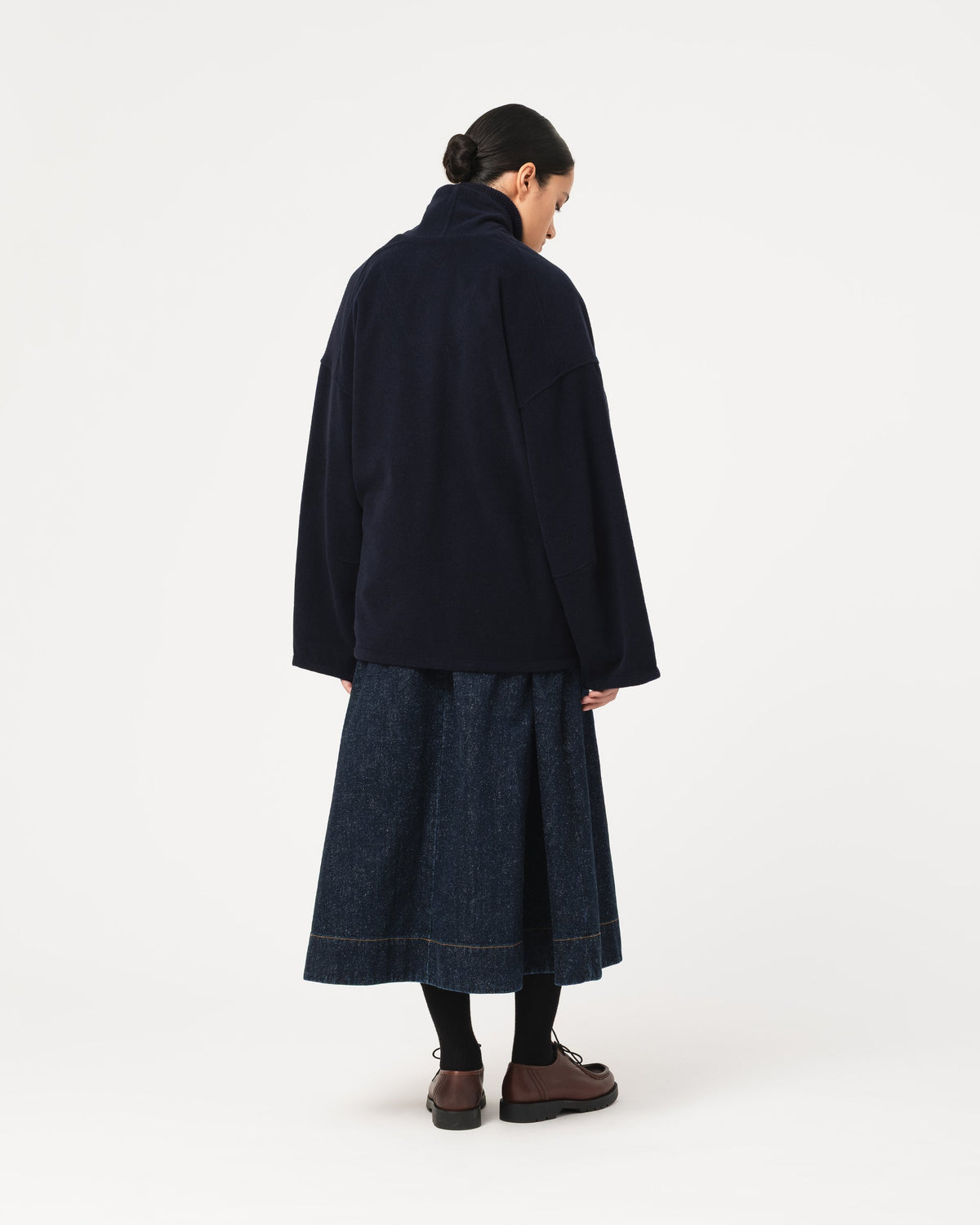 Girls of Dust Meiji Kimono Pachuca Wool Navy