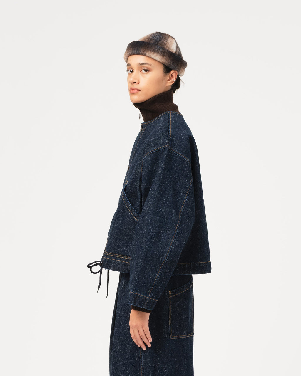 Girls of Dust Nuclear Jacket Neppy Denim Indigo